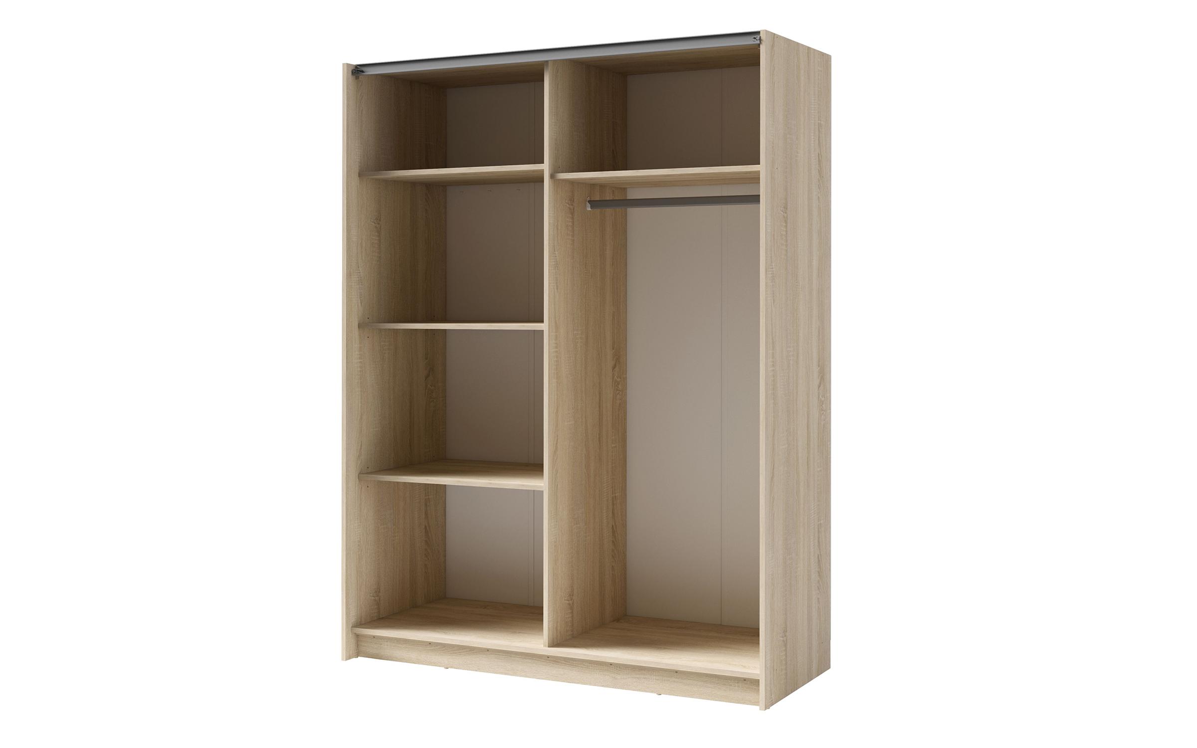 Dulap cu usi glisante Ties 150 II, stejar sonoma  3